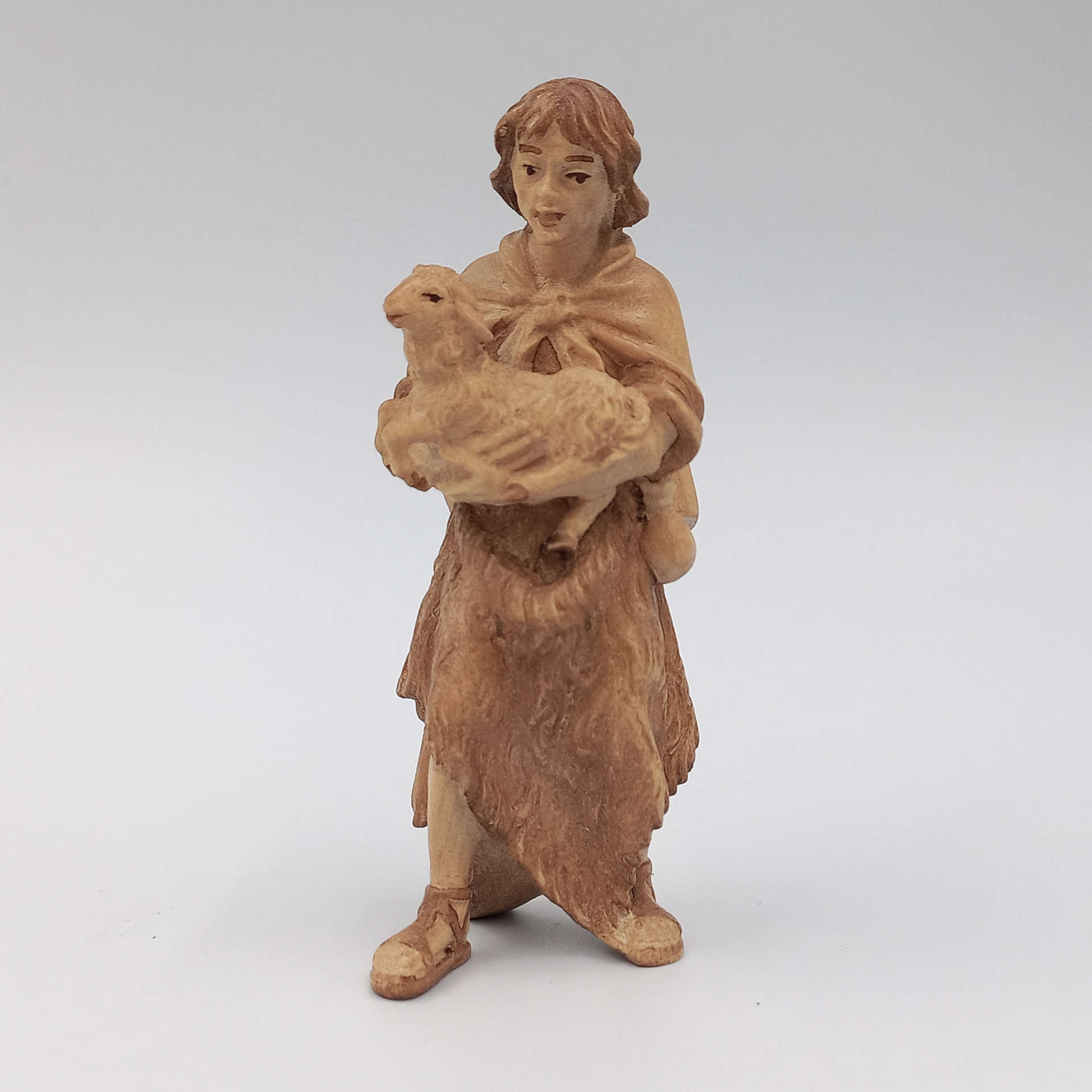 Hirte mit Lamm mfg Krippenfigur