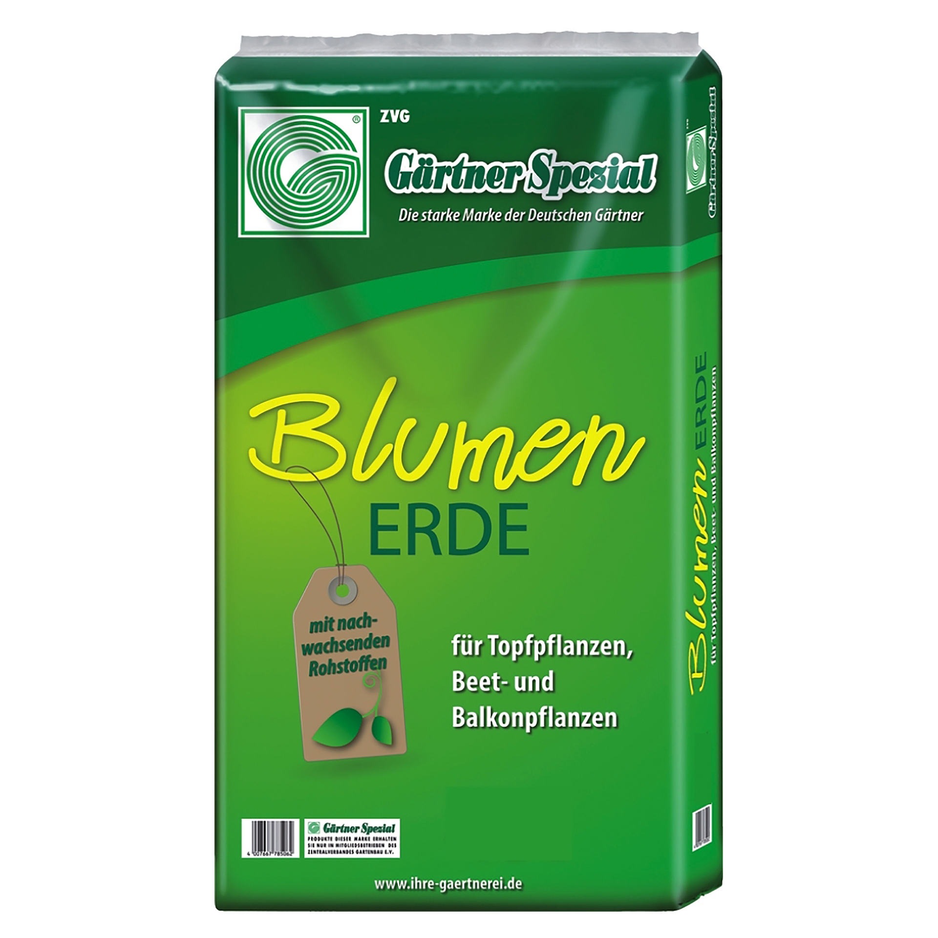 Blumenerde Gärtner Spezial Blumen- und Pflanzerde mit Grünkompost zur Bodenverbesserung