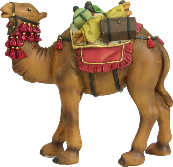 Kamel mit Gepäck Höhe 11,7cm