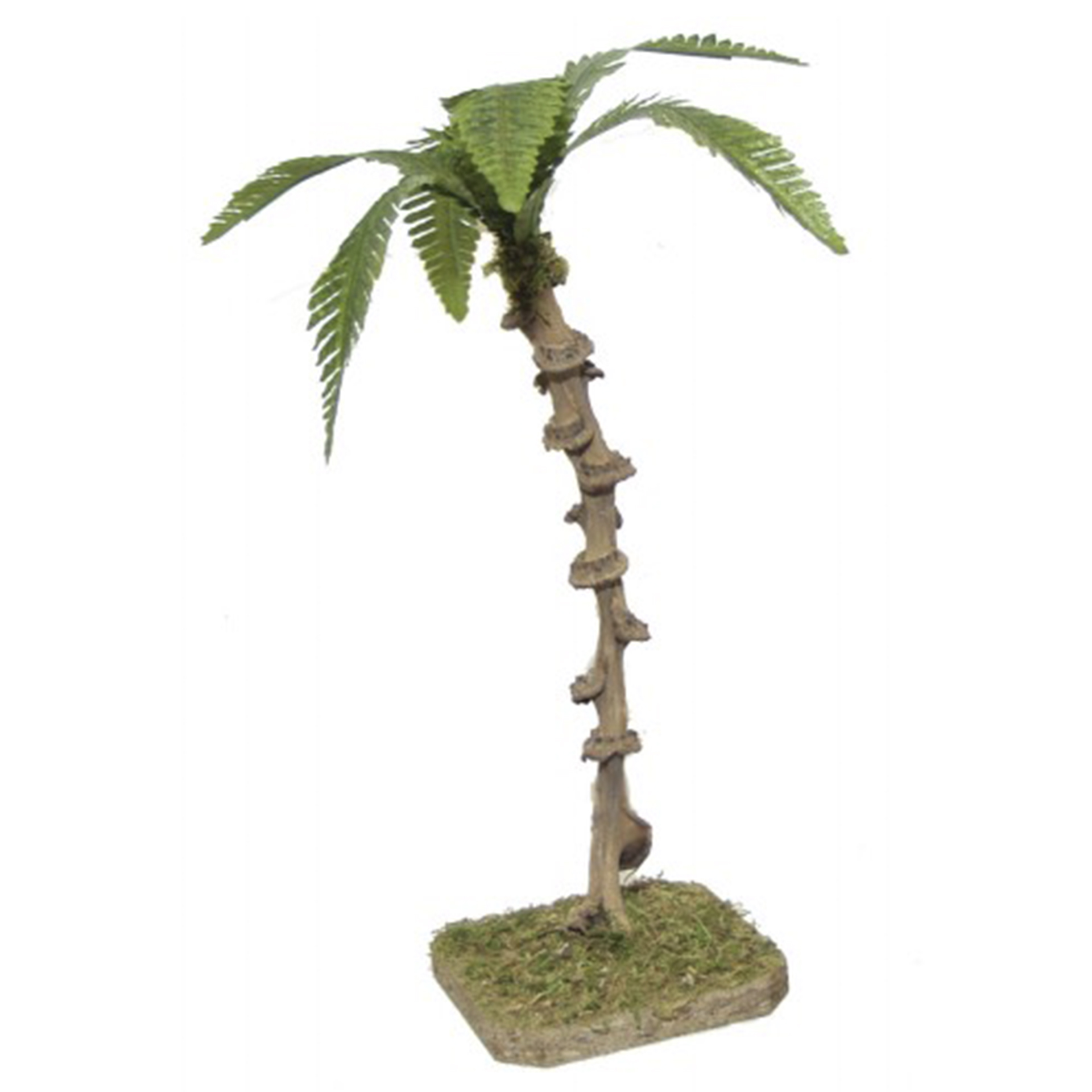 Krippenbotanik Palme hellgrün 23cm Kunstpflanze zur Krippengestaltung