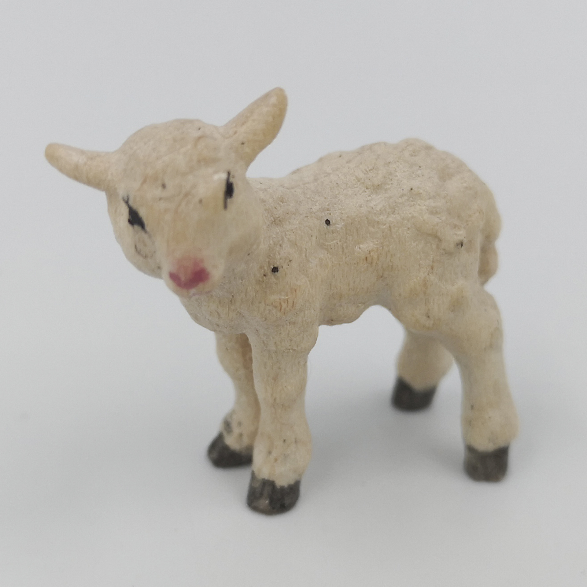 Lamm stehend Bethlehem Krippe color Krippenfigur Lamm stehend Bethlehem Krippe