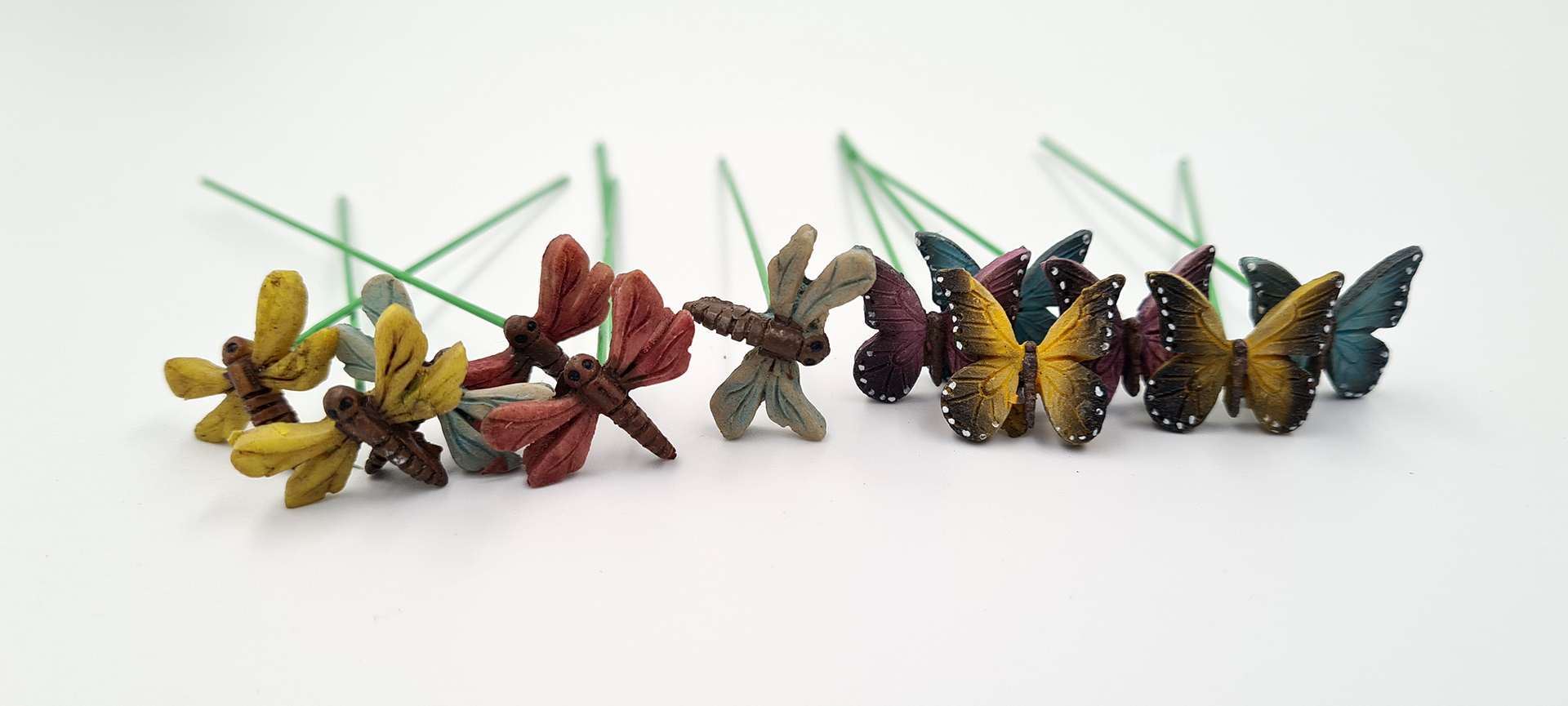 Deko-Schmetterlinge / Libellen, Set Deko-Schmetterlinge / Libellen, Set