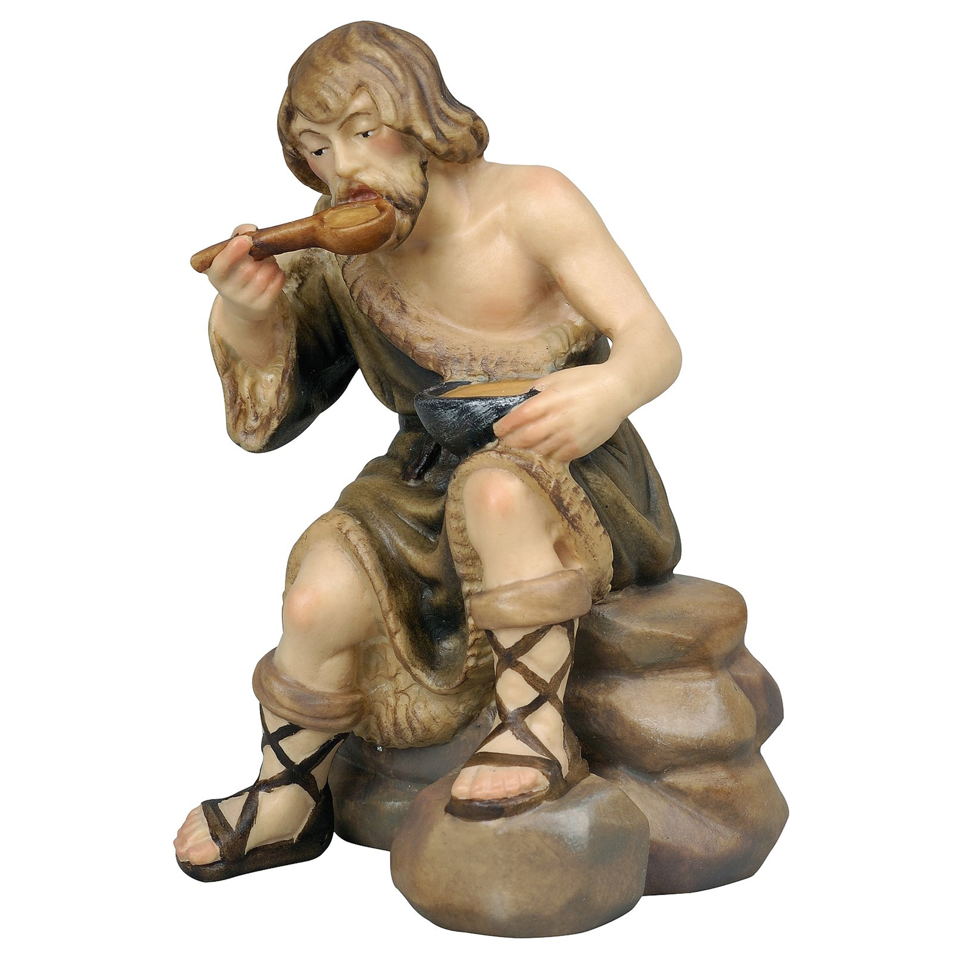 Hungriger Hirte Bethlehem Krippe Krippenfigur