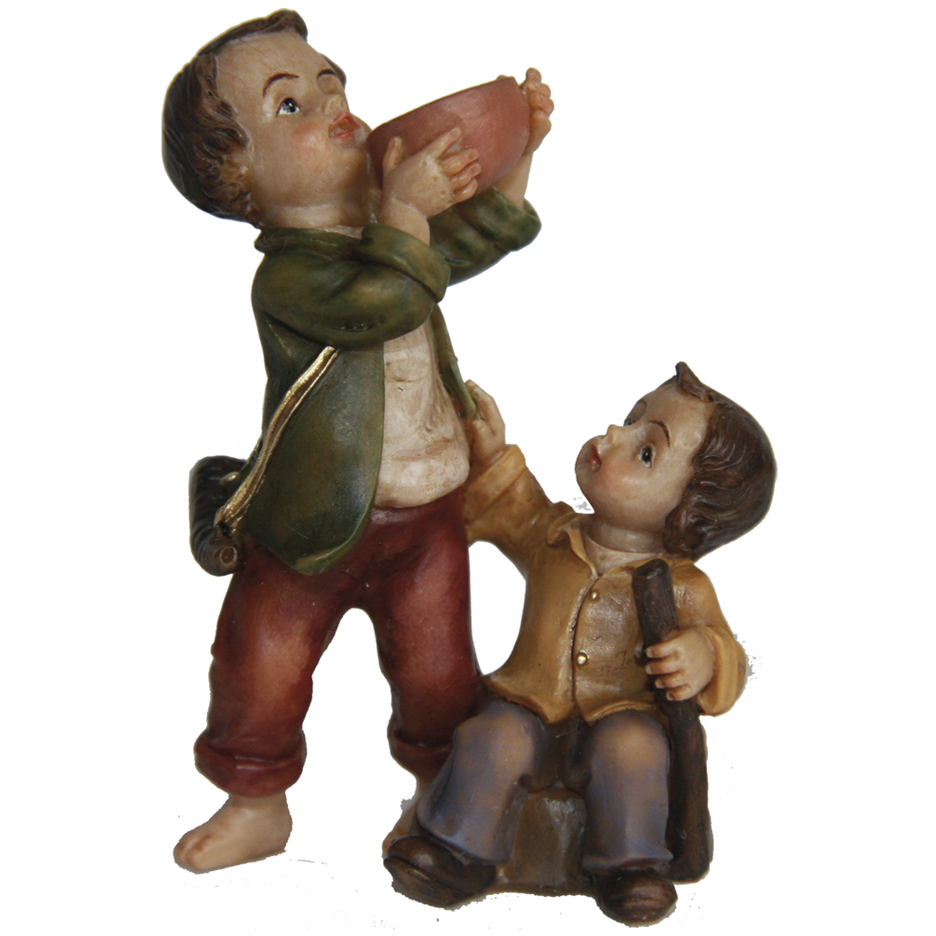 Kinder stehend / sitzend Zusatzfiguren zur Gestaltung der Krippe