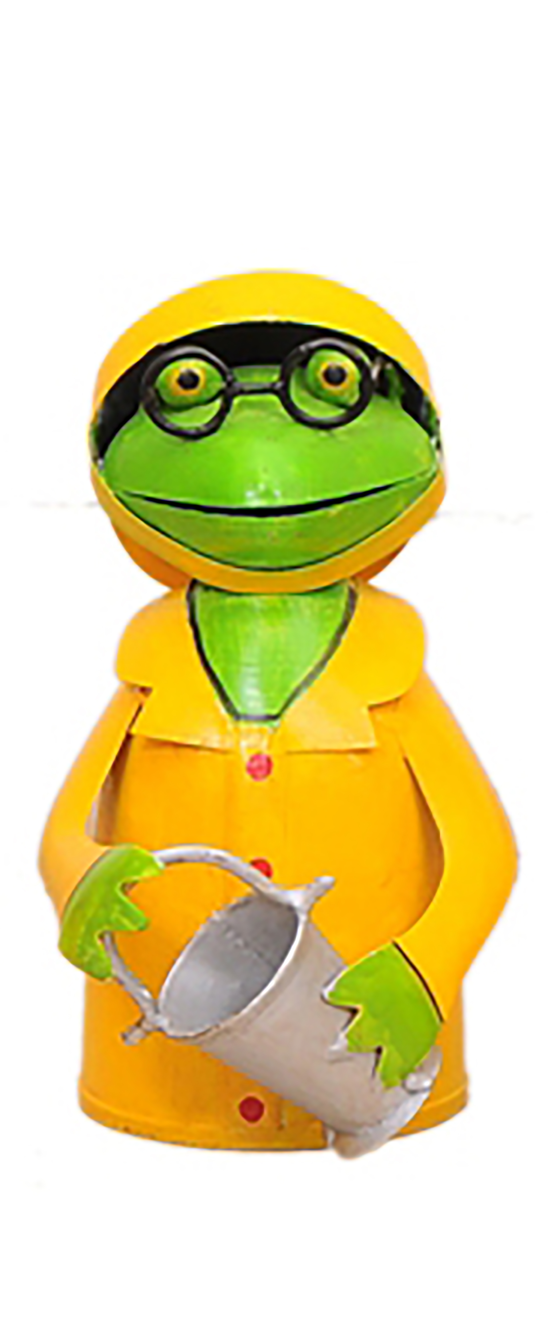 Zaunhocker Frosch "Fischers Fritz" mit Eimer