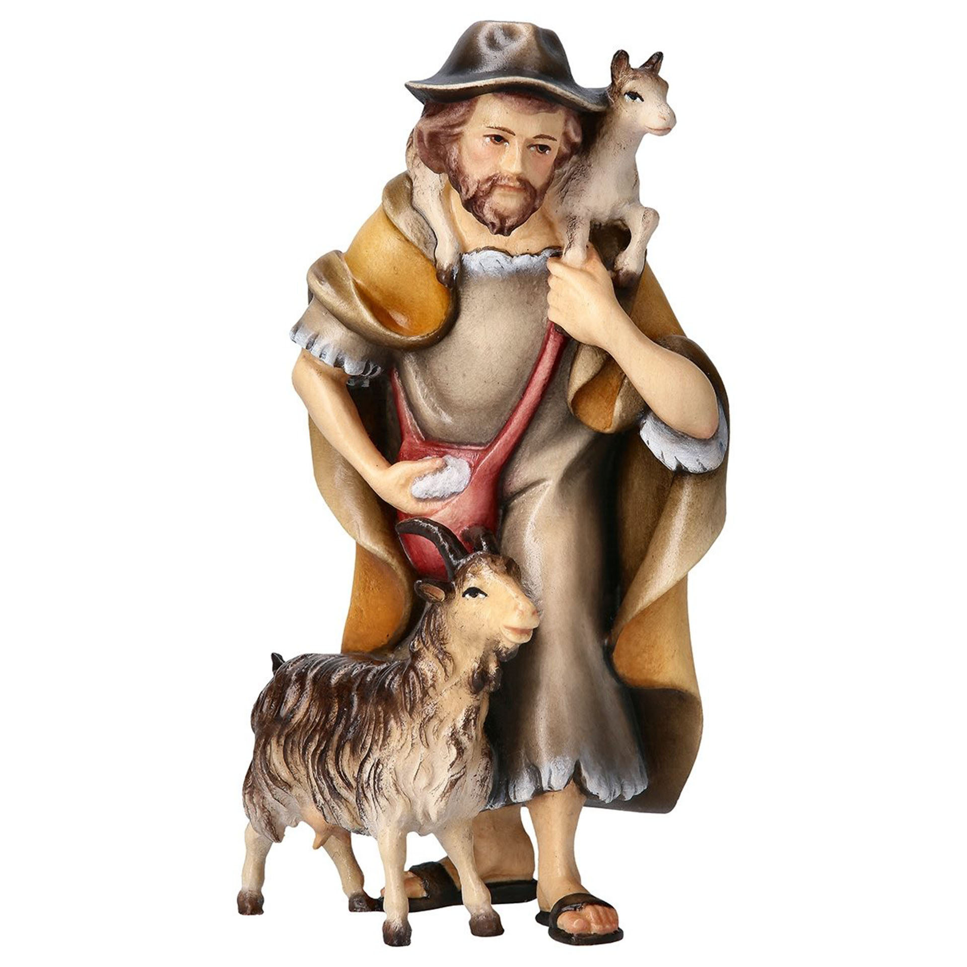 Hirte mit zwei Ziegen Ulrich Krippe col. Hirte mit zwei Ziegen Ulrich Krippe col.