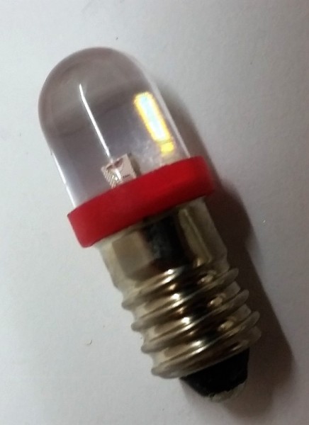 LED Schraubbirne rot