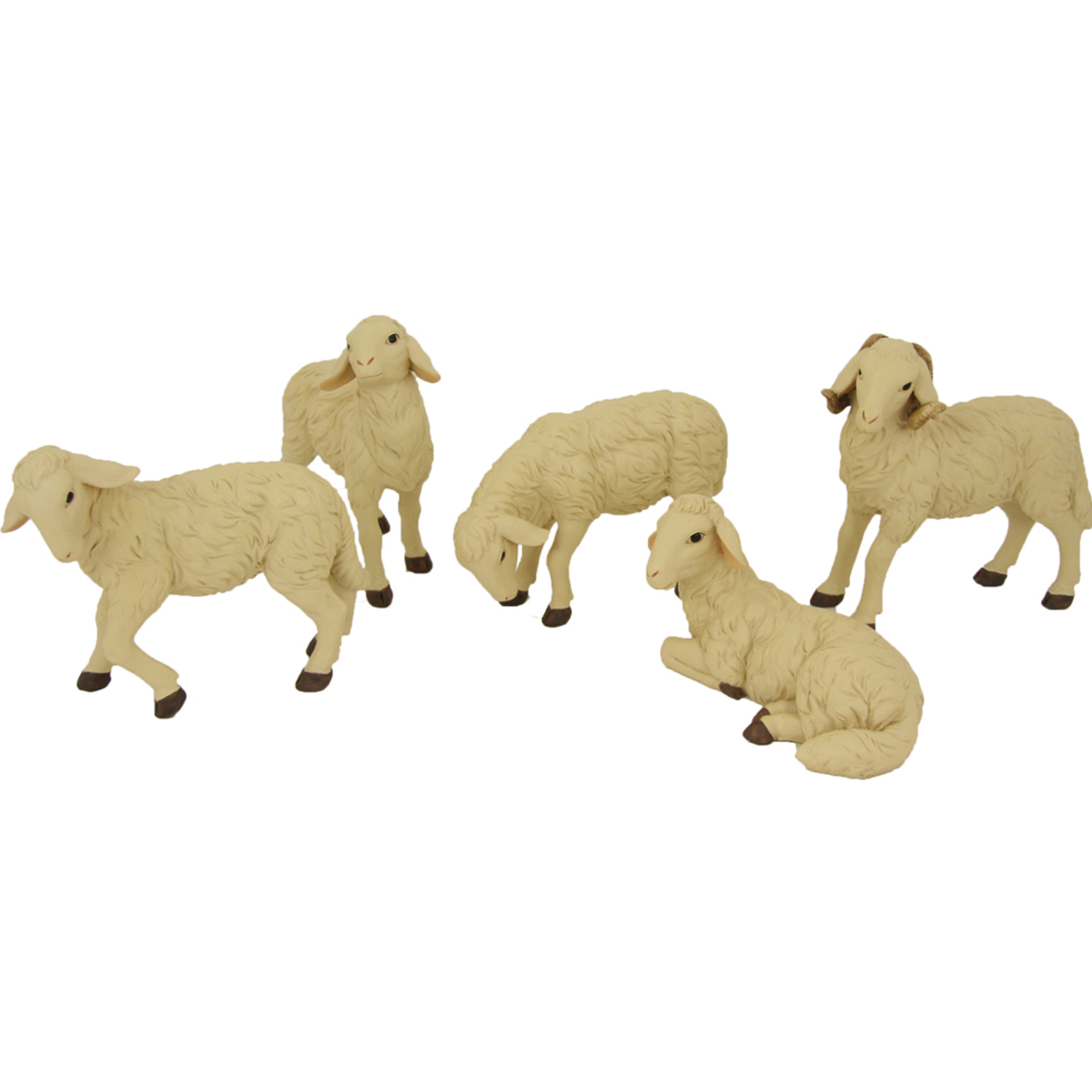 Schafe 5-tlg. Krippenfiguren Tierfiguren