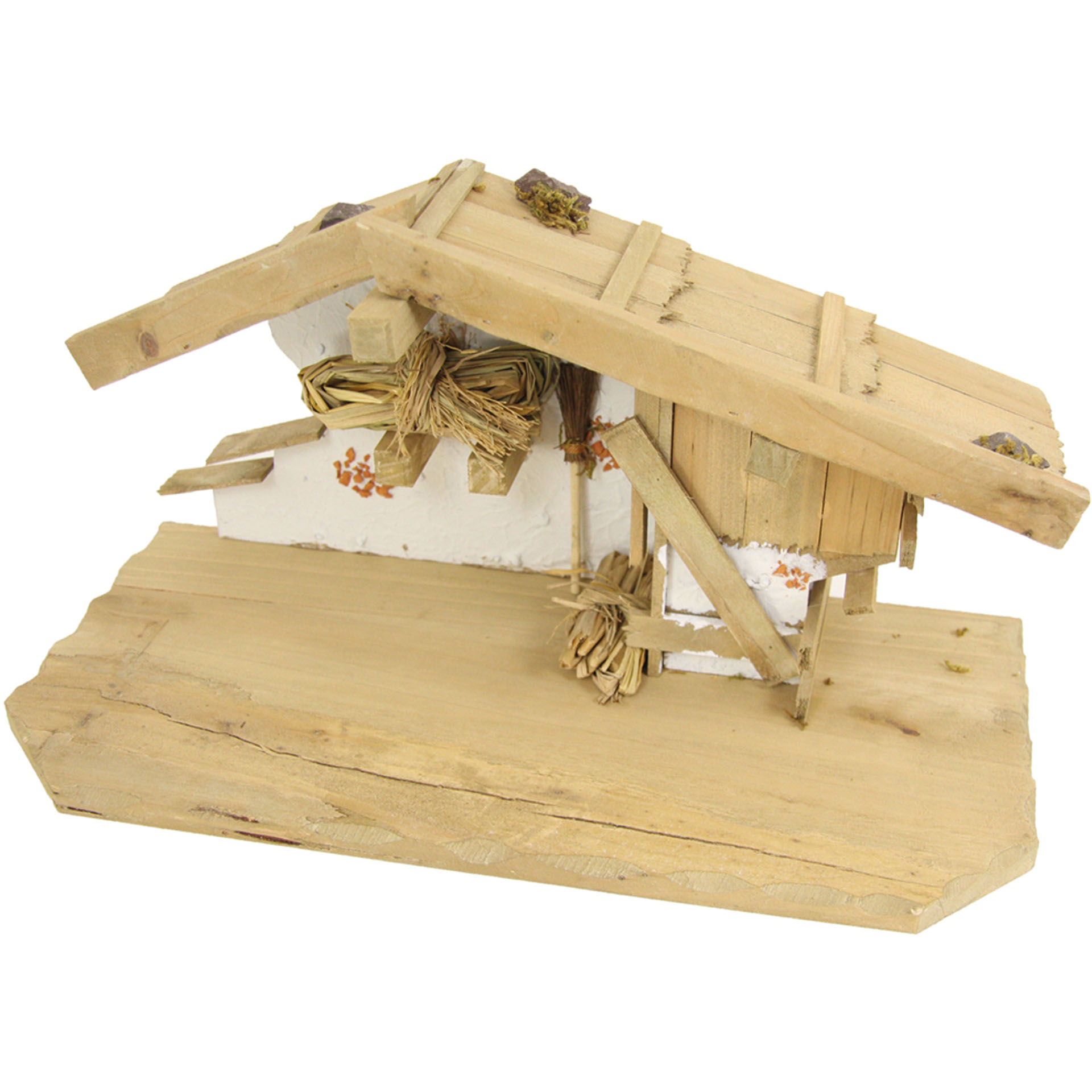 Krippenstall Aschau Holz, Sperrholz