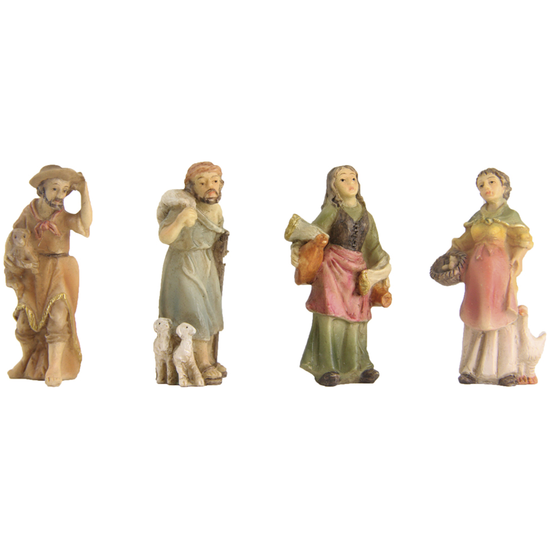 Zusatzfiguren 4-tlg Zusatzfiguren 4-tlg. Krippenfiguren