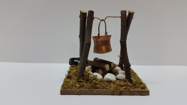 Feuerstelle mit Kupferkübel- Kramer - Garten & Ambiente